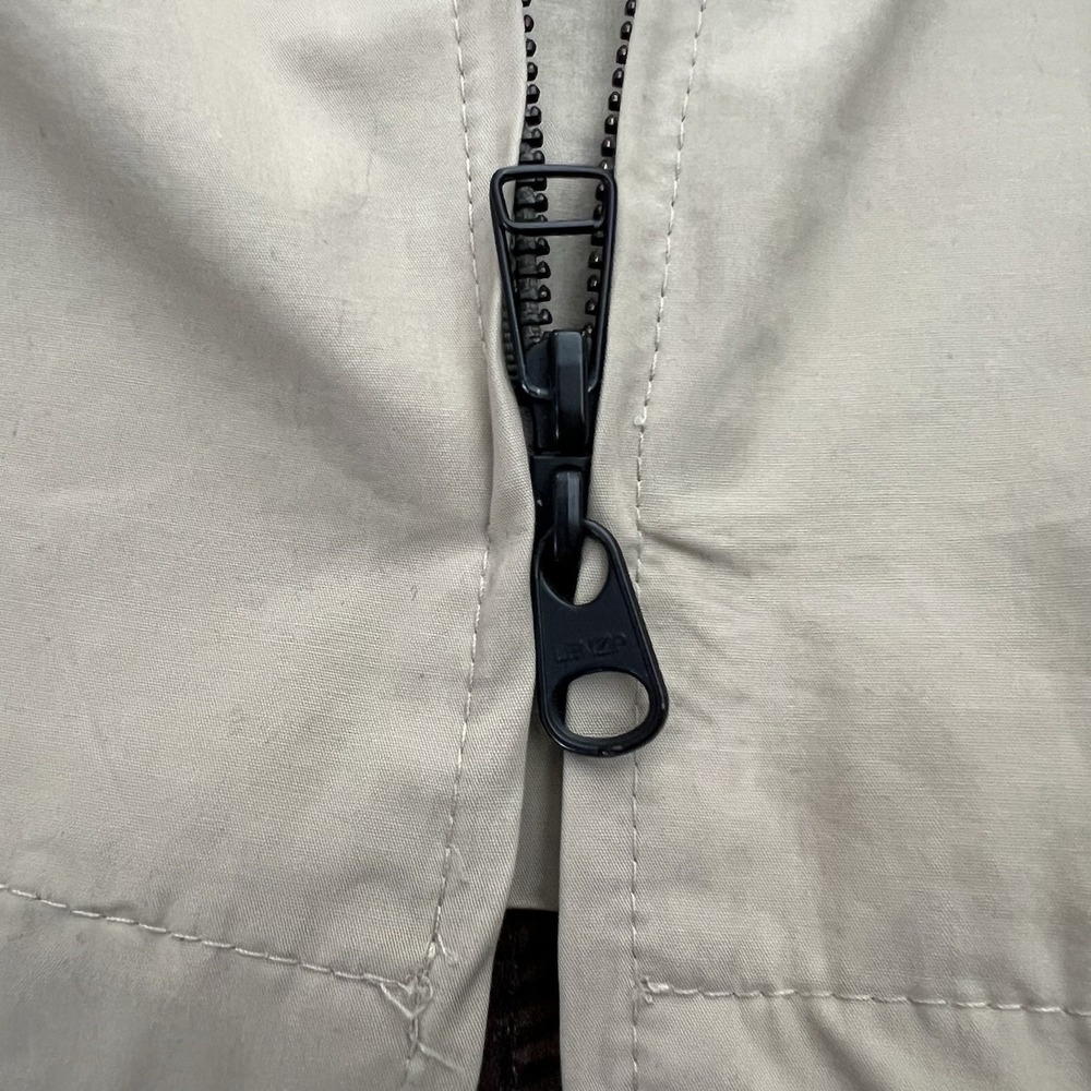 Rag & Bone Trench Dress Womens 10 Khaki Tan Pilot Military Minimalist Full Zip - Picture 13 of 14